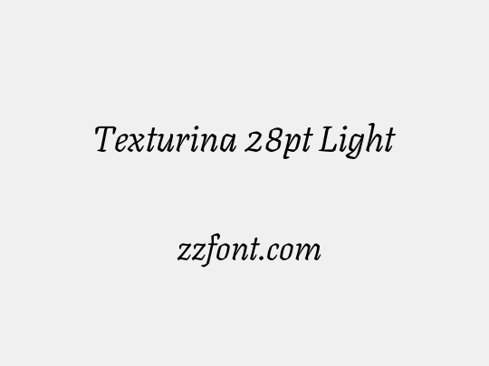 Texturina 28pt Light