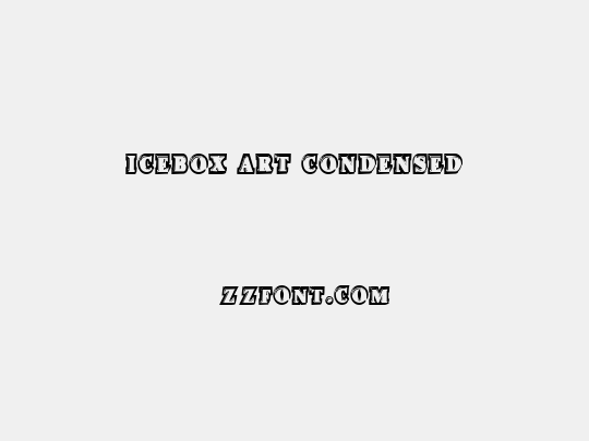 Icebox Art Condensed
