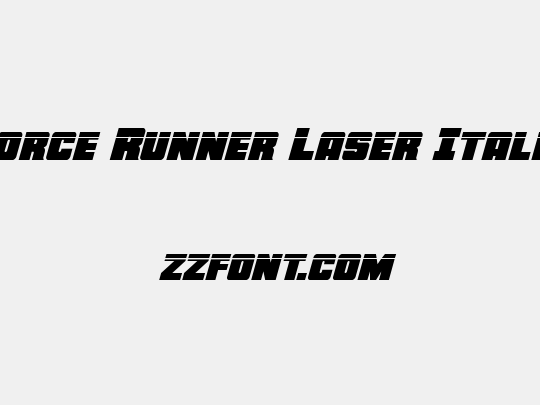 Force Runner Laser Italic