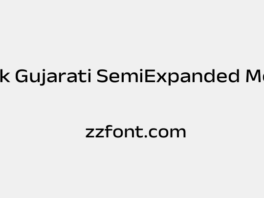 Anek Gujarati SemiExpanded Medium