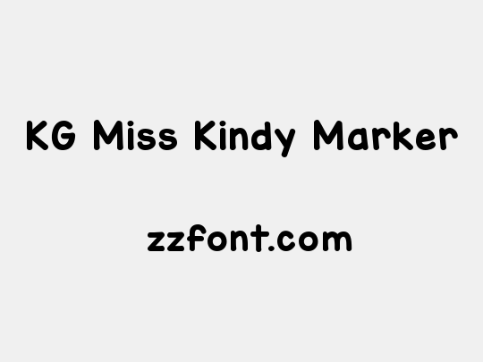 KG Miss Kindy Marker