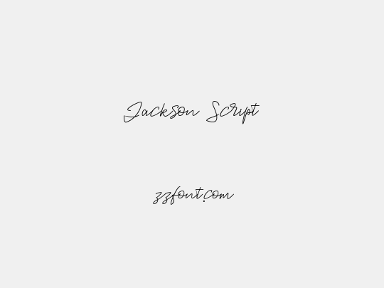 Jackson Script