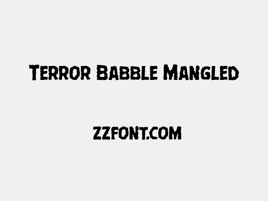Terror Babble Mangled