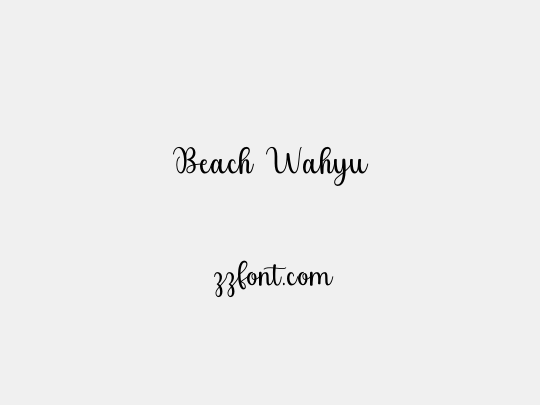 Beach Wahyu