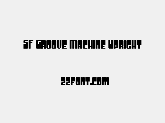 SF Groove Machine Upright