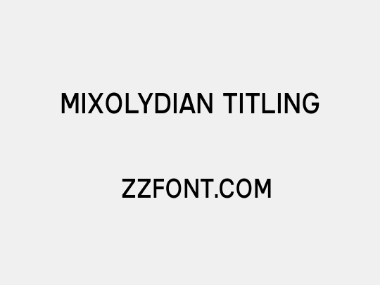 Mixolydian Titling