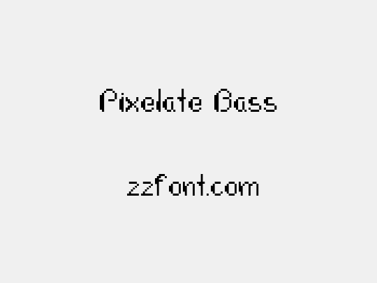Pixelate Bass