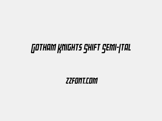 Gotham Knights Shift Semi-Ital