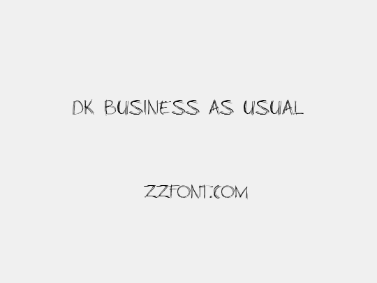 DK Business As Usual