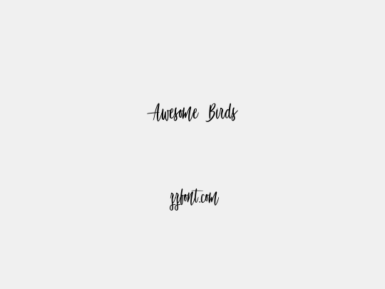 Awesome Birds