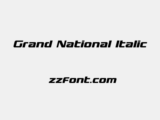 Grand National Italic
