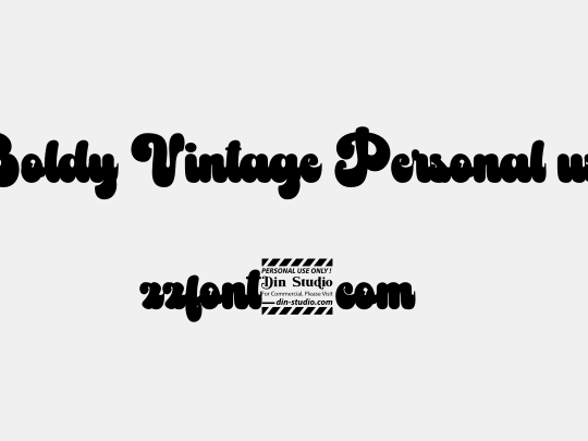 Boldy Vintage Personal use
