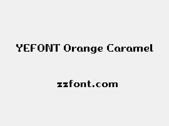 YEFONT Orange Caramel