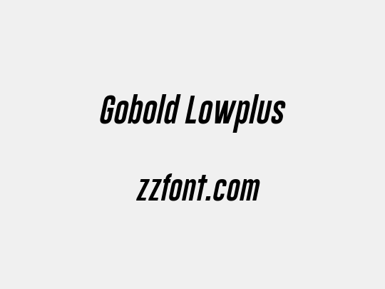 Gobold Lowplus