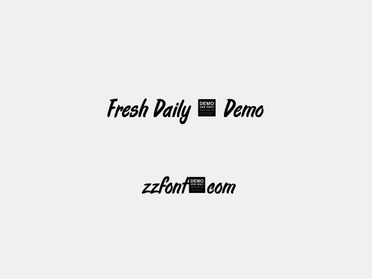Fresh Daily - Demo
