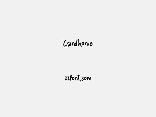 Cardhonie