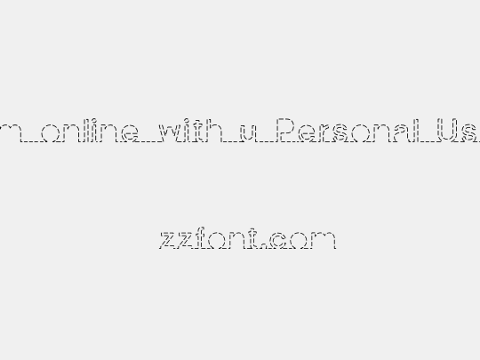 I am online with u Personal Use Only