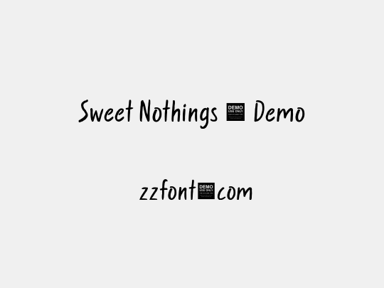 Sweet Nothings - Demo