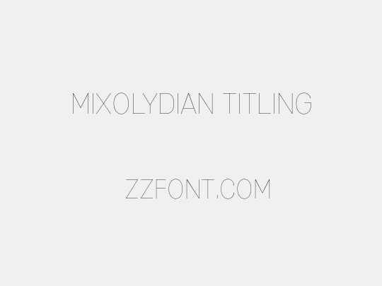 Mixolydian Titling