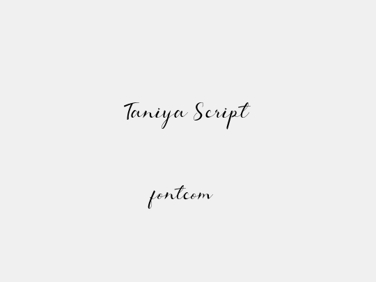Taniya Script