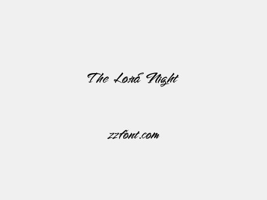 The Lord Night