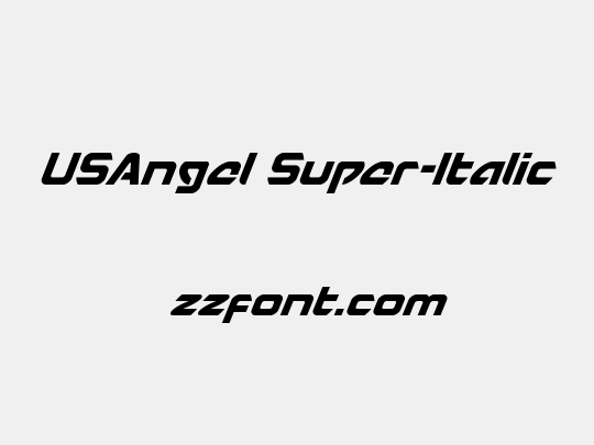 USAngel Super-Italic