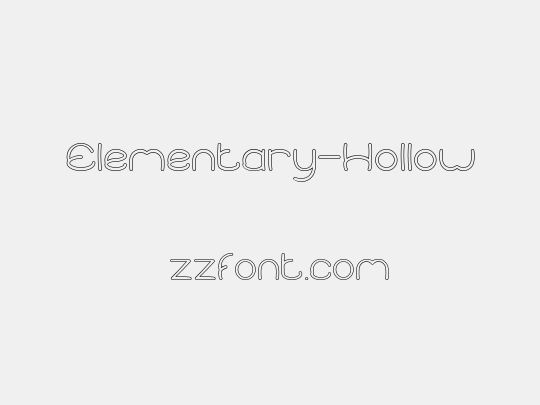 Elementary-Hollow