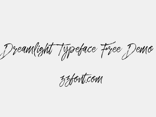 Dreamlight Typeface Free Demo