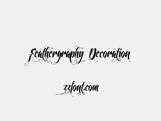 Feathergraphy Decoration