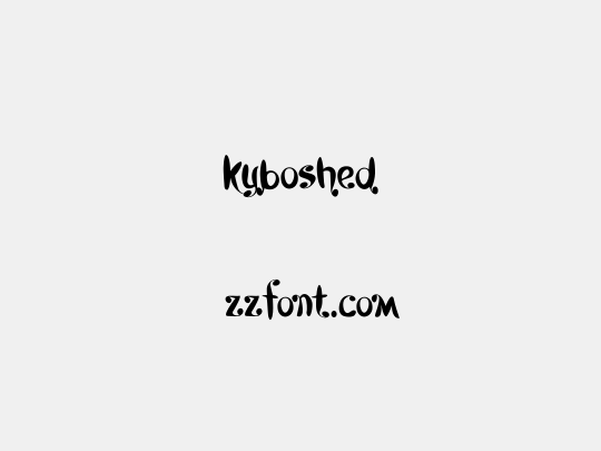 Kyboshed