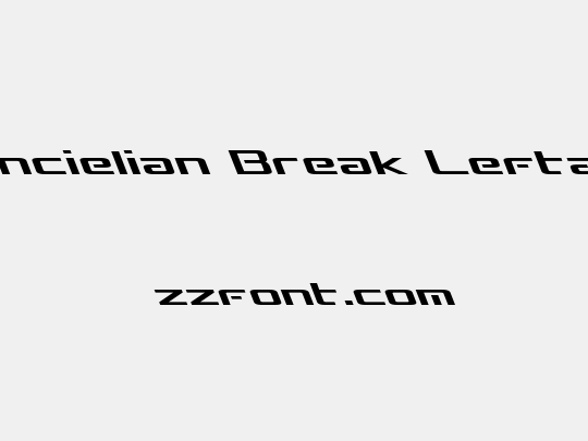 Concielian Break Leftalic