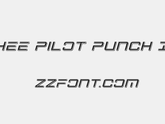 Banshee Pilot Punch Italic