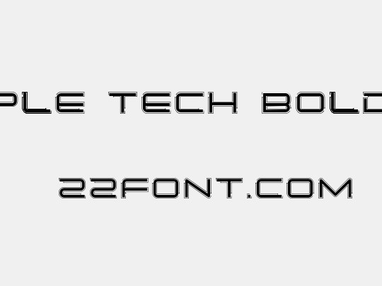 Simple Tech Bold 02