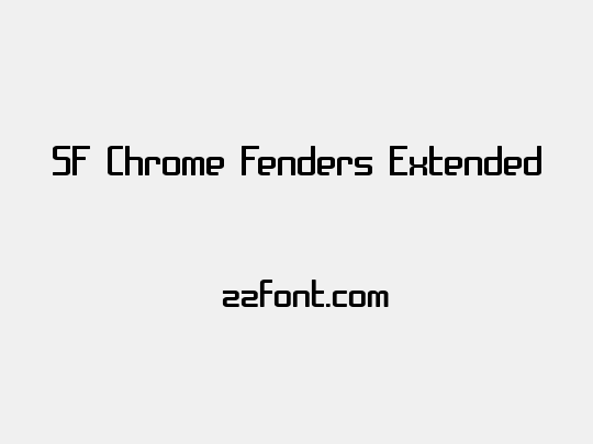 SF Chrome Fenders Extended