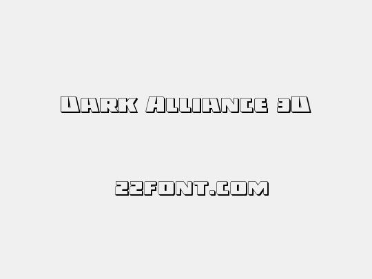 Dark Alliance 3D