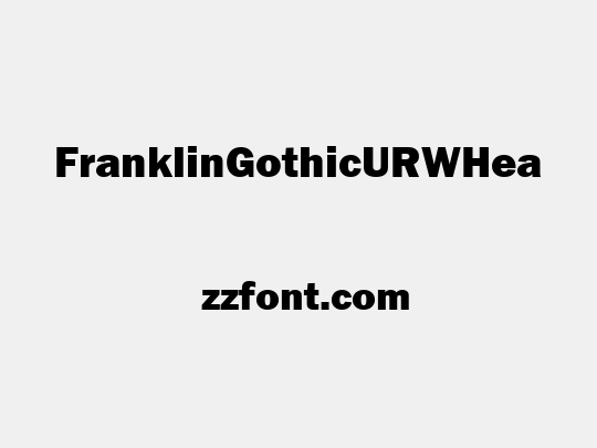 FranklinGothicURWHea