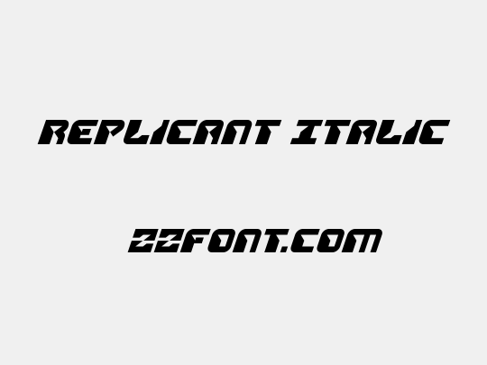 Replicant Italic