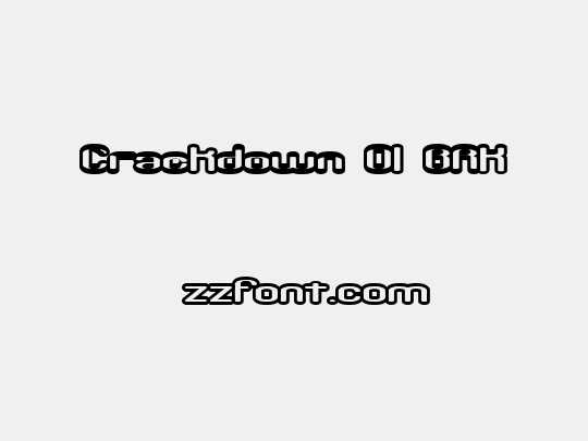 Crackdown O1 BRK