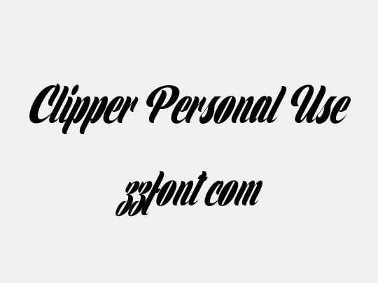 Clipper Personal Use