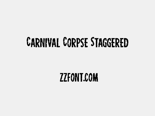 Carnival Corpse Staggered