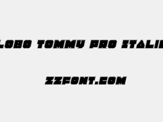 Lobo Tommy Pro Italic