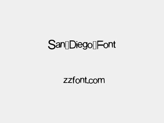 San_Diego_Font