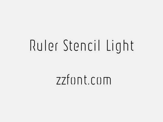Ruler Stencil Light