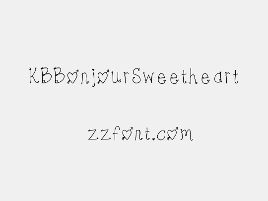 KBBonjourSweetheart