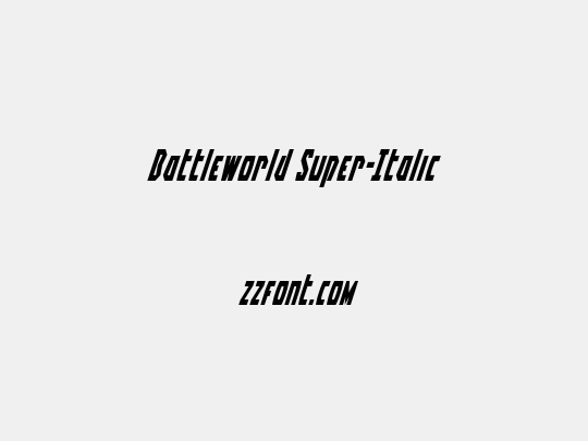 Battleworld Super-Italic