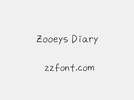 Zooeys Diary