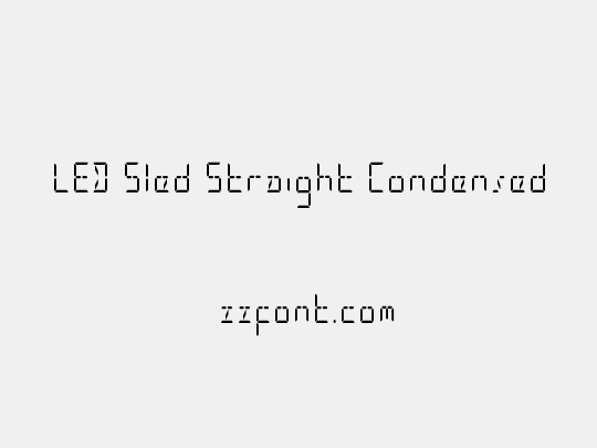LED Sled Straight Condensed