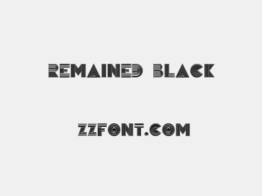 Remained Black