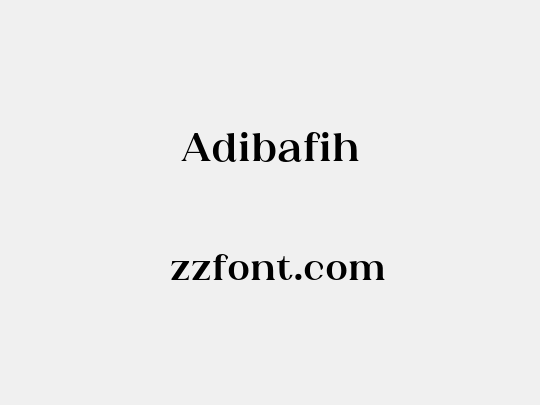 Adibafih