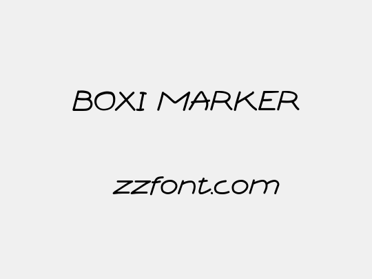 BOXI MARKER